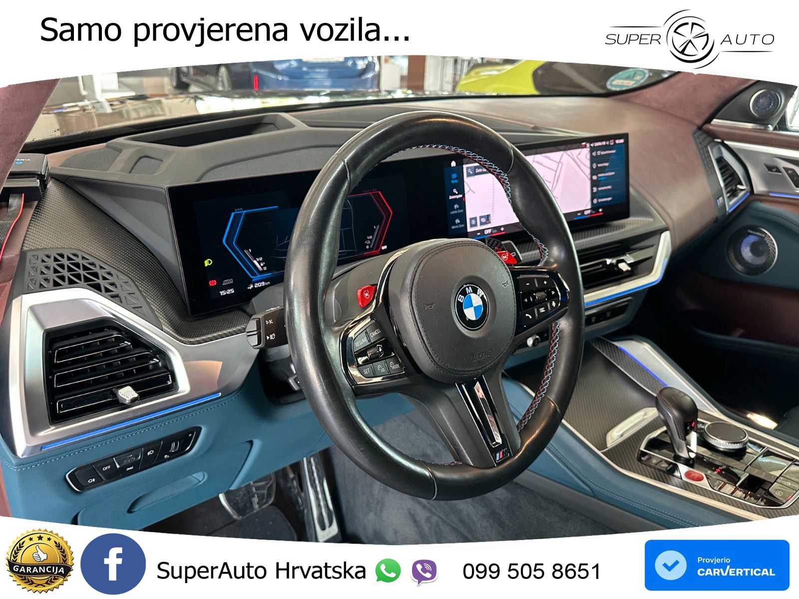 BMW XM 4.4 V8 (653 KS) xDrive Steptronic LED+GR SJED+ACC