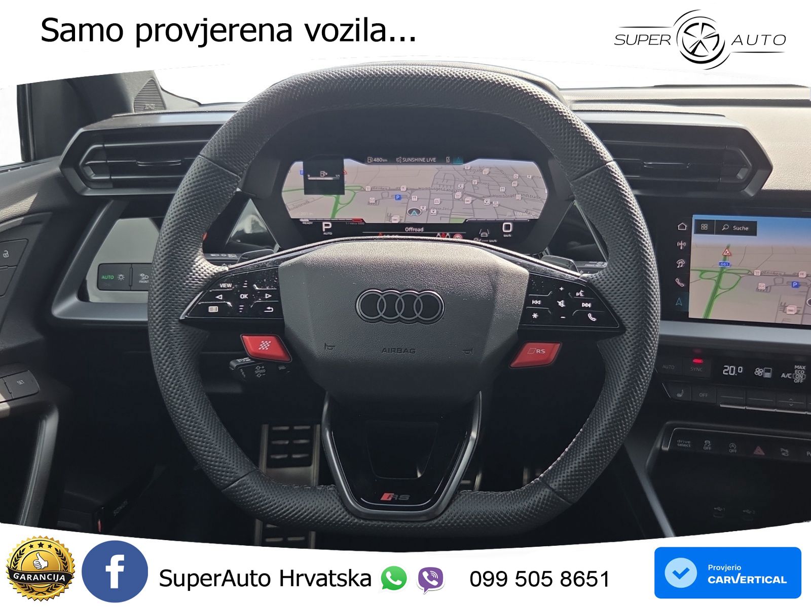 Audi RS3 Sportback 2.5 TFSI (400 KS) quattro S tronic LED+GR SJED+ACC