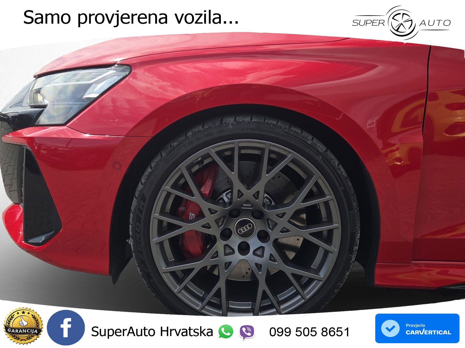 Audi RS3 Sportback 2.5 TFSI (400 KS) quattro S tronic LED+GR SJED+ACC