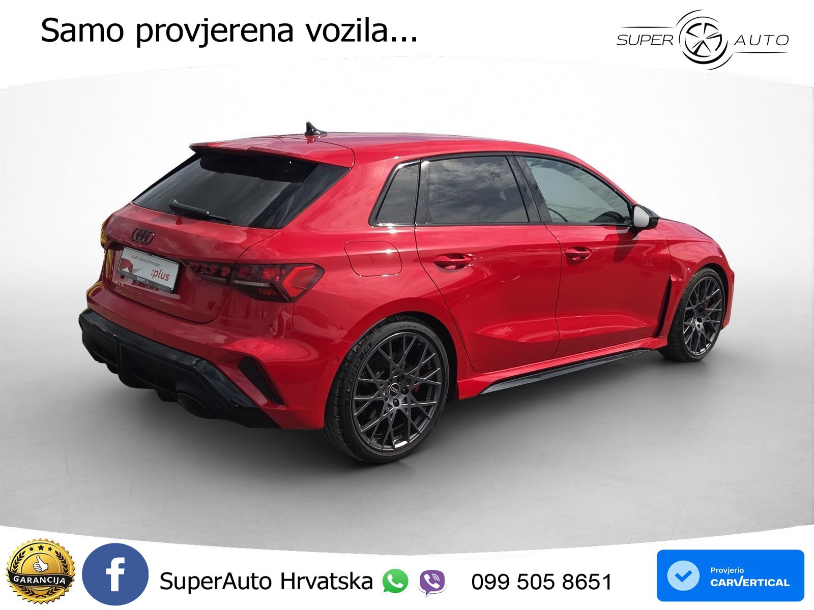 Audi RS3 Sportback 2.5 TFSI (400 KS) quattro S tronic LED+GR SJED+ACC