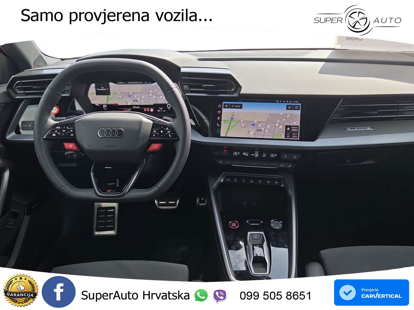 Audi RS3 Sportback 2.5 TFSI (400 KS) quattro S tronic LED+GR SJED+ACC