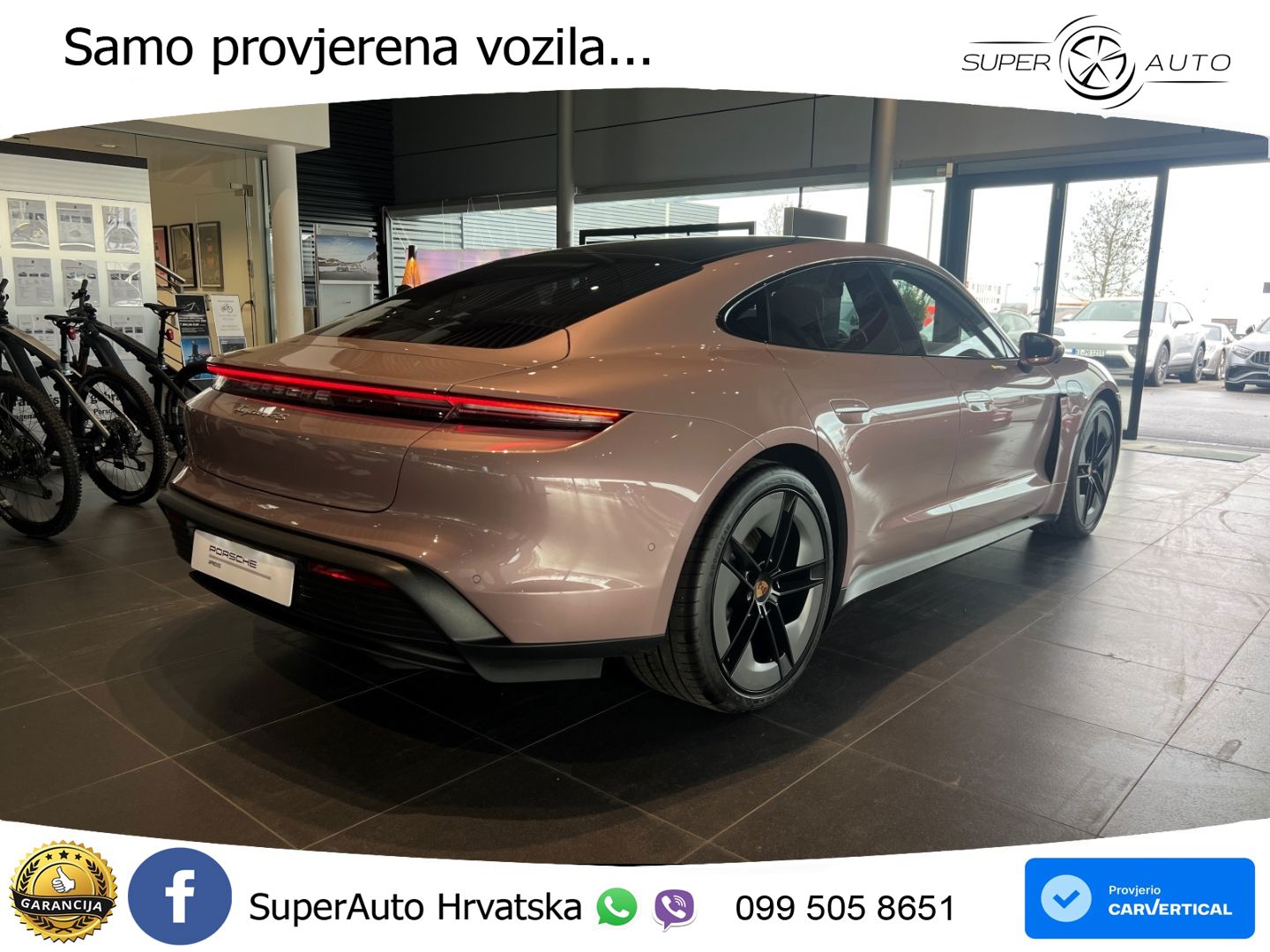 Porsche Taycan 4S 105 kWh (598 KS)