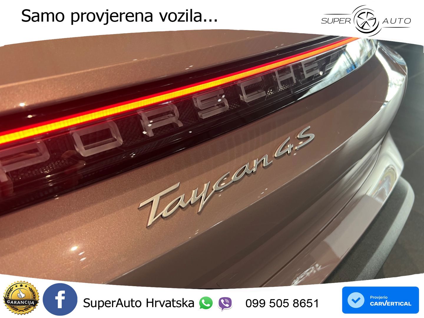 Porsche Taycan 4S 105 kWh (598 KS)