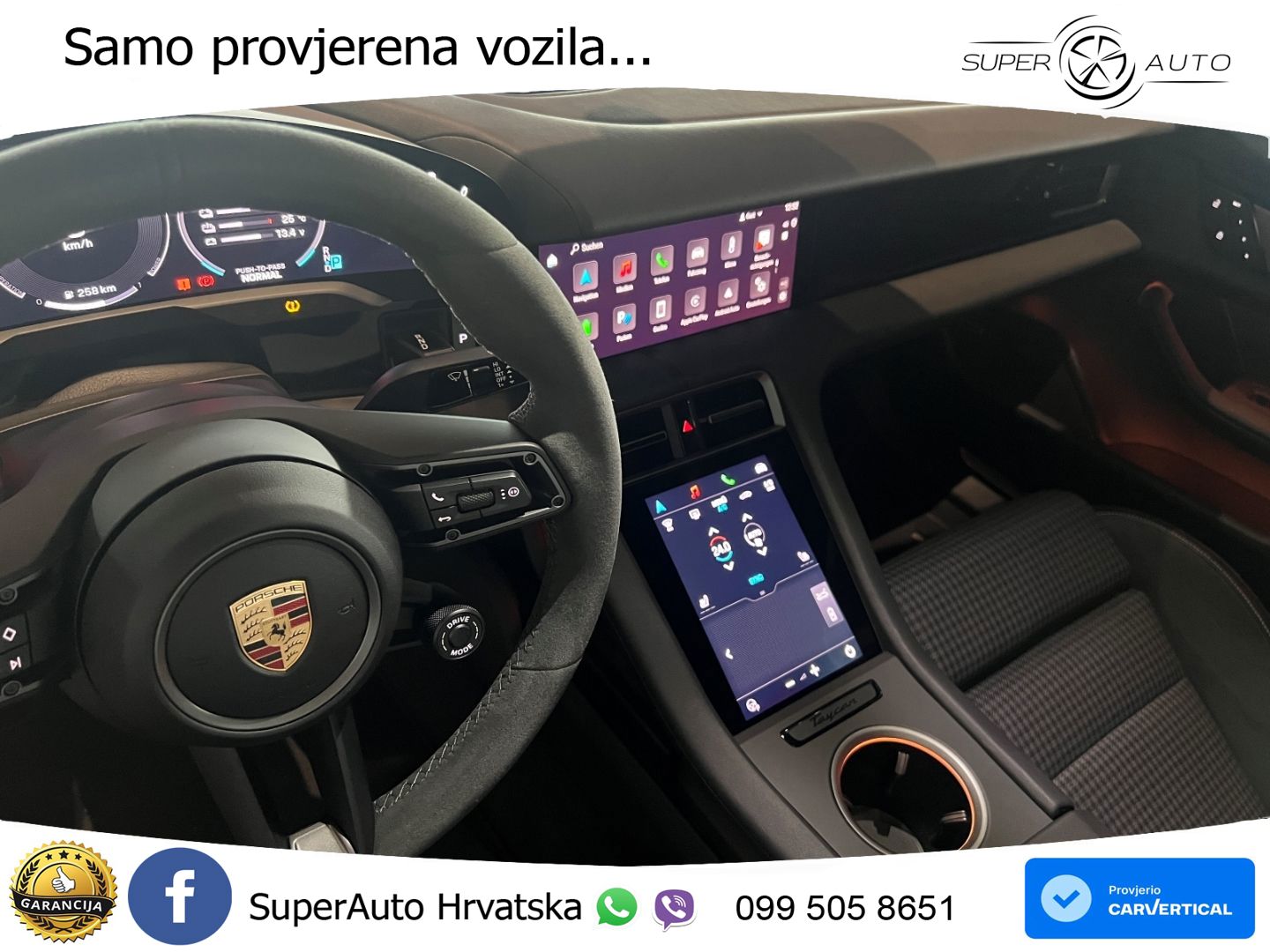 Porsche Taycan 4S 105 kWh (598 KS)