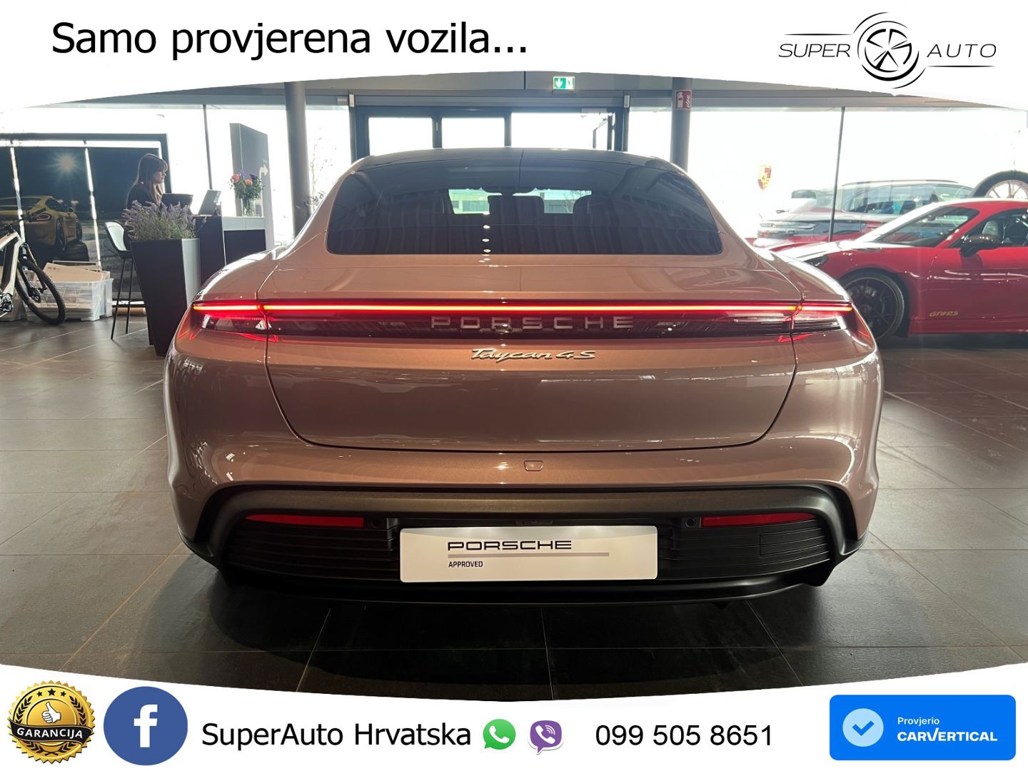 Porsche Taycan 4S 105 kWh (598 KS)