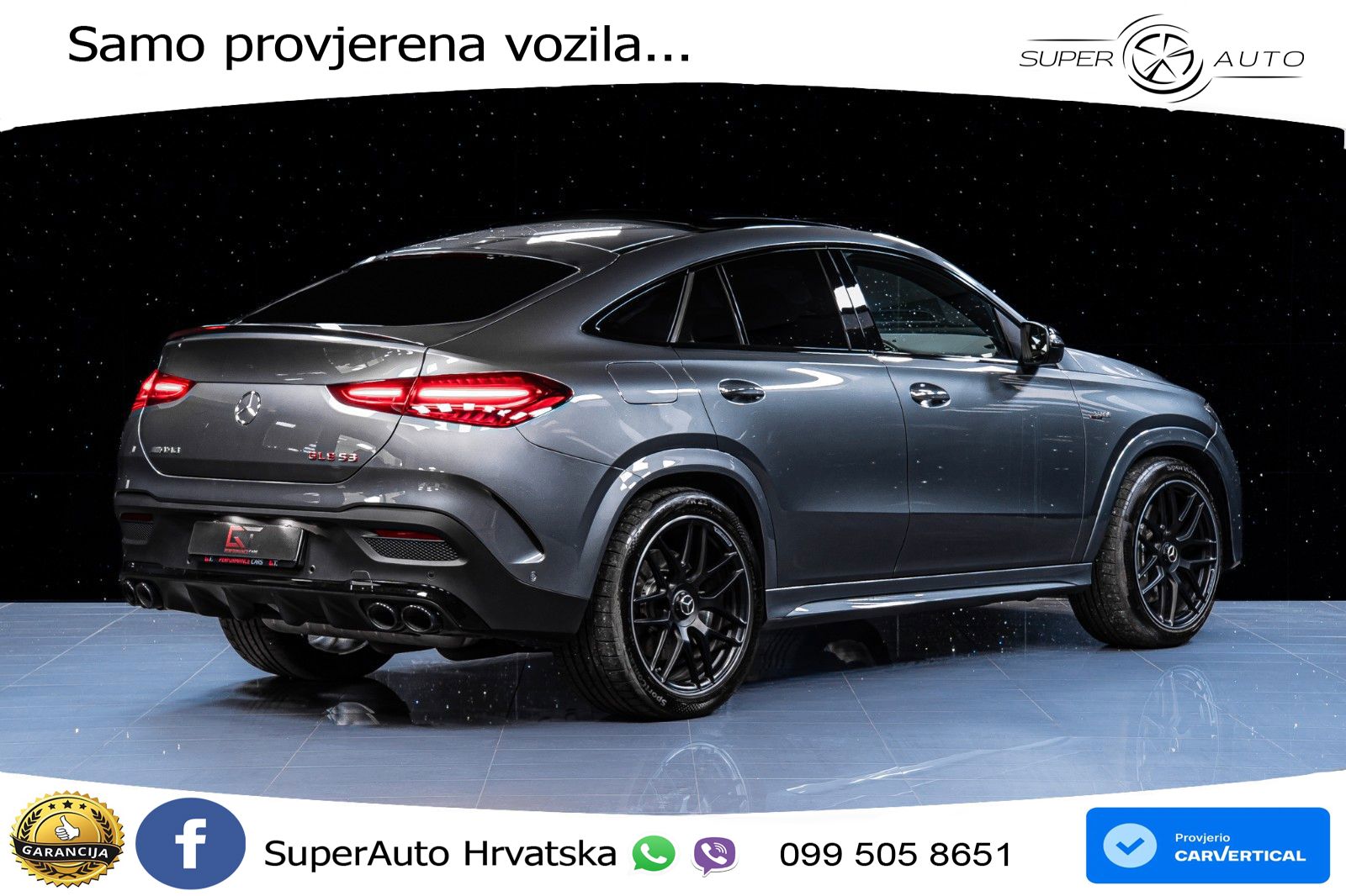 Mercedes AMG GLE Coupe 53 (544 Hp) 4MATIC+ AMG SPEEDSHIFT TCT 9G LED+GR SJED+ACC