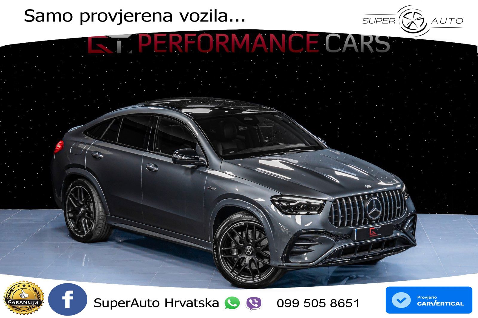 Mercedes AMG GLE Coupe 53 (544 Hp) 4MATIC+ AMG SPEEDSHIFT TCT 9G LED+GR SJED+ACC