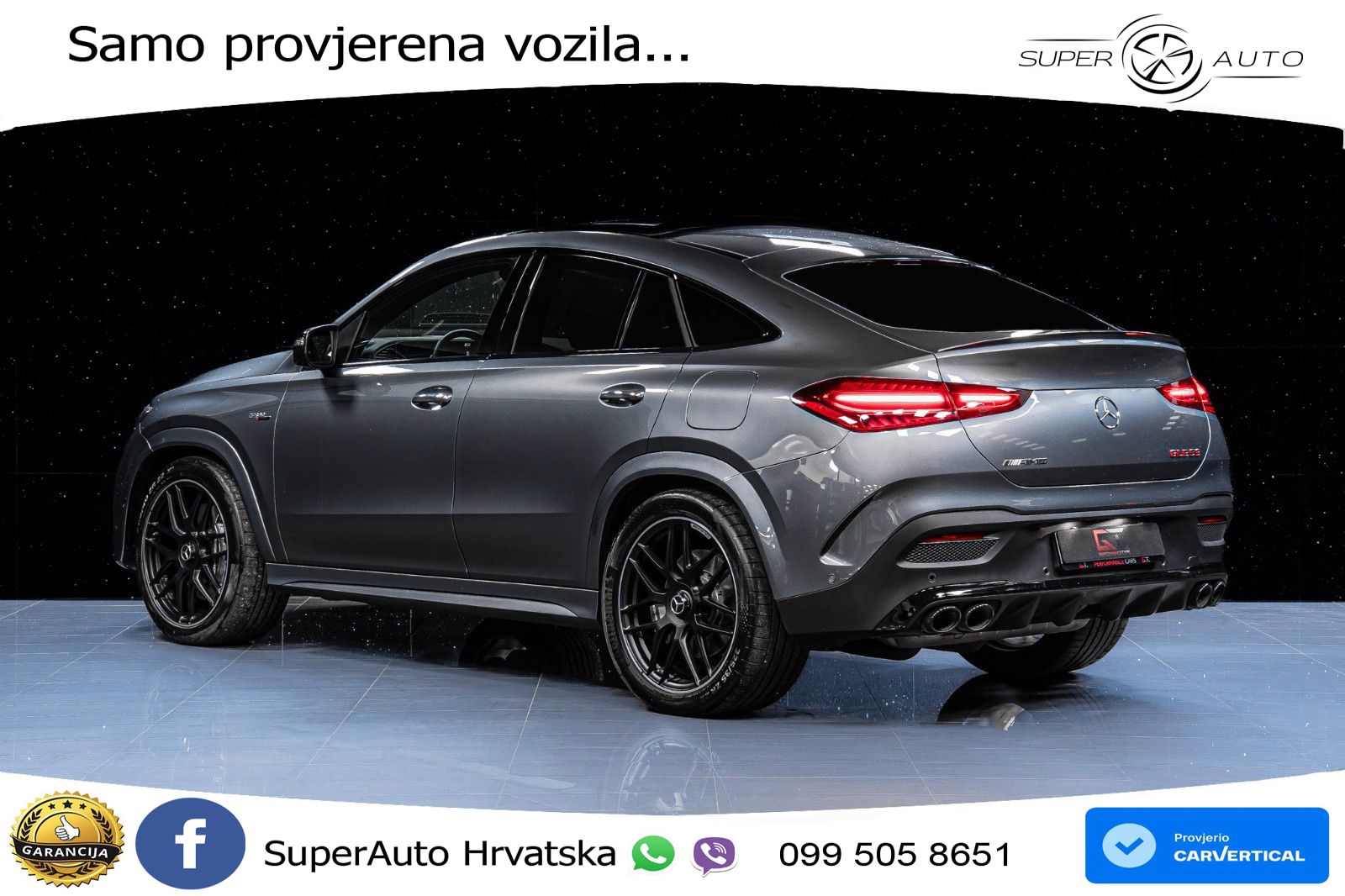 Mercedes AMG GLE Coupe 53 (544 Hp) 4MATIC+ AMG SPEEDSHIFT TCT 9G LED+GR SJED+ACC
