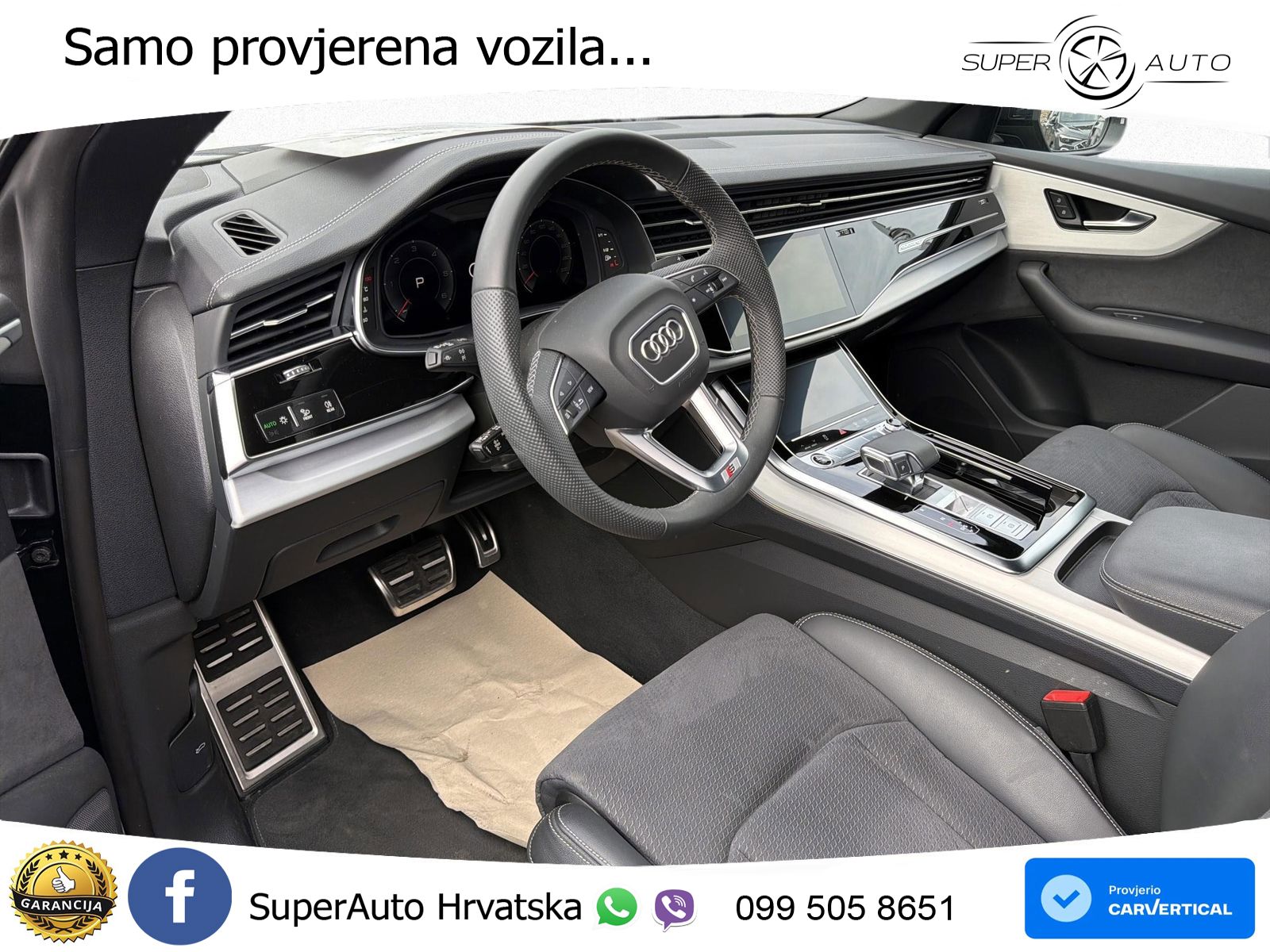 Audi Q8 50 TDI V6 (286 KS) quattro Tiptronic 2x S line LED+GR SJED+ACC