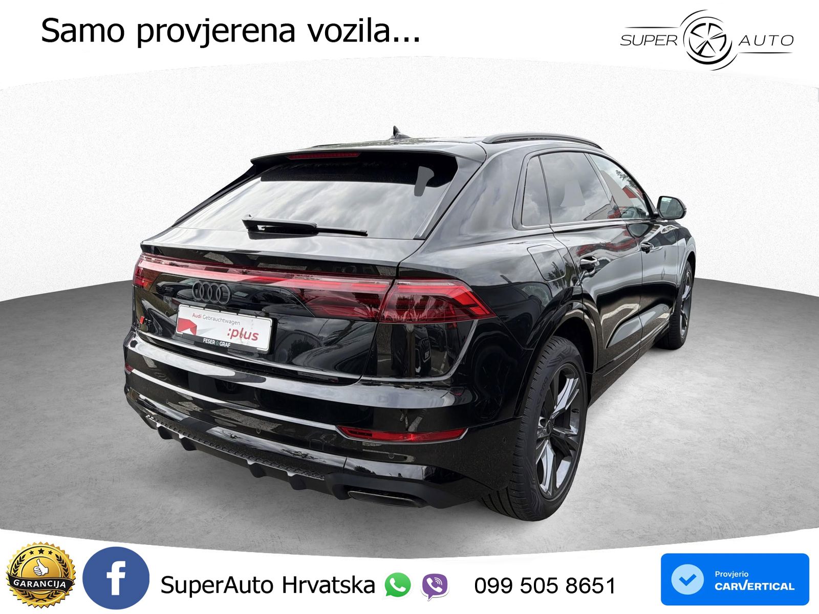 Audi Q8 50 TDI V6 (286 KS) quattro Tiptronic 2x S line LED+GR SJED+ACC