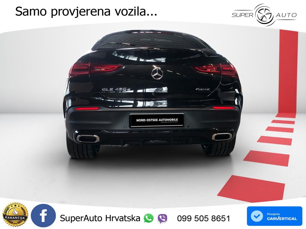 Mercedes GLE Coupe 450d (367 KS) EQ Boost 4MATIC 9G-TRONIC AMG LED+GR SJED+ACC