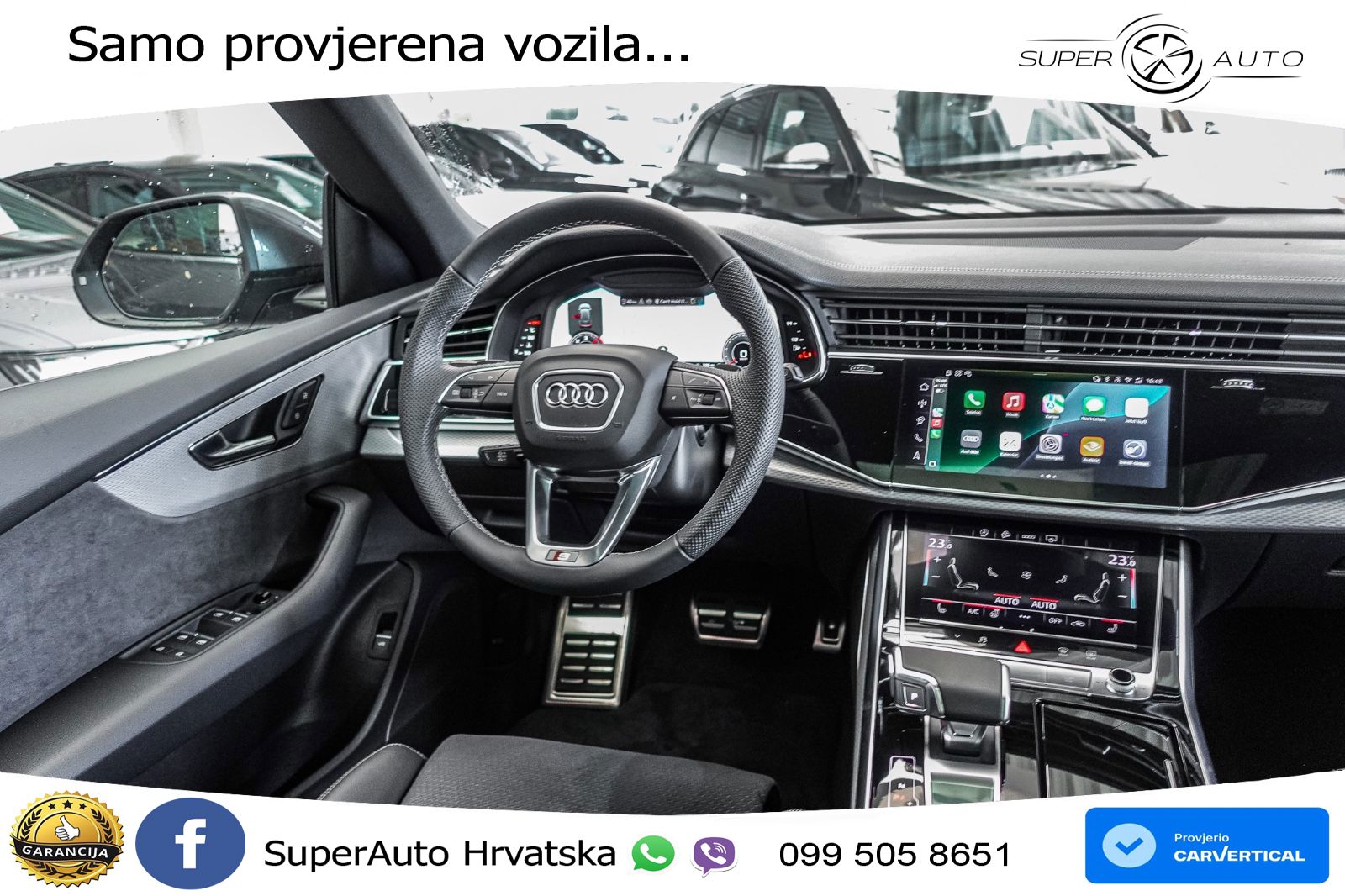 Audi Q8 50 TDI V6 (286 KS) quattro Tiptronic S line LED+GR SJED+ACC