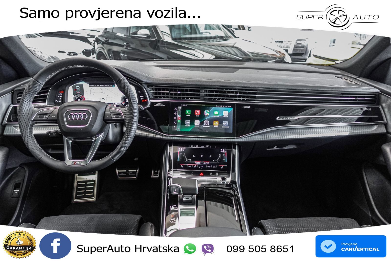 Audi Q8 50 TDI V6 (286 KS) quattro Tiptronic S line LED+GR SJED+ACC