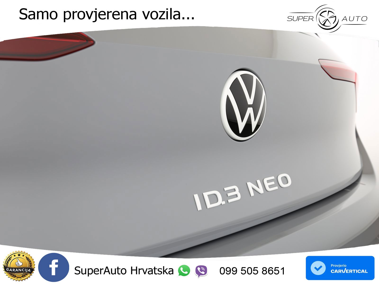 Volkswagen ID.3 Pure 55 kWh (170 KS) LED+GR SJED+ACC