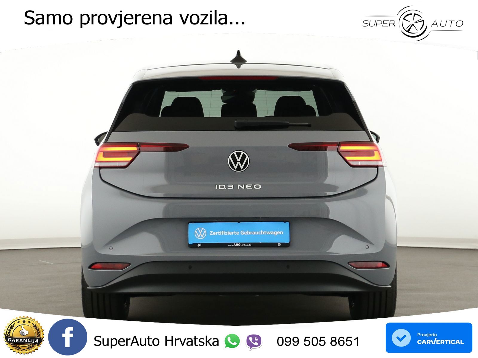 Volkswagen ID.3 Pure 55 kWh (170 KS) LED+GR SJED+ACC