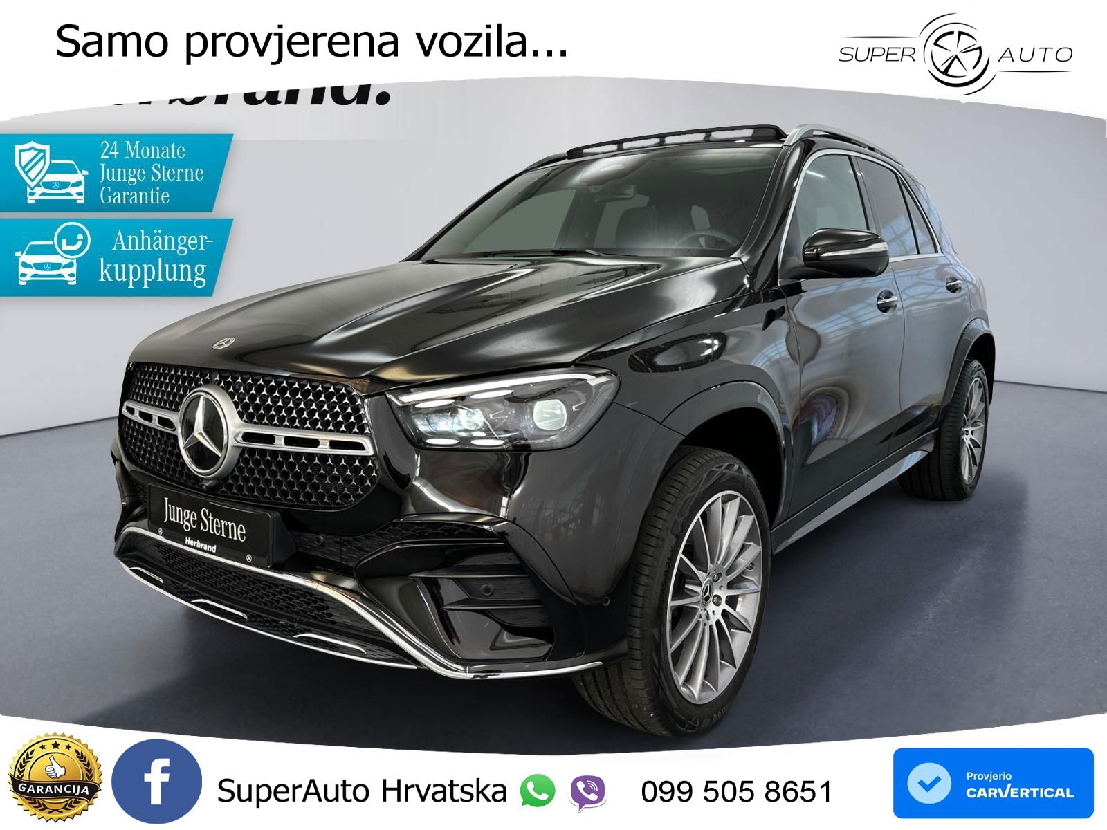 Mercedes GLE 450d (367 KS) EQ Boost 4MATIC 9G-TRONIC AMG LED+GR SJED+ACC