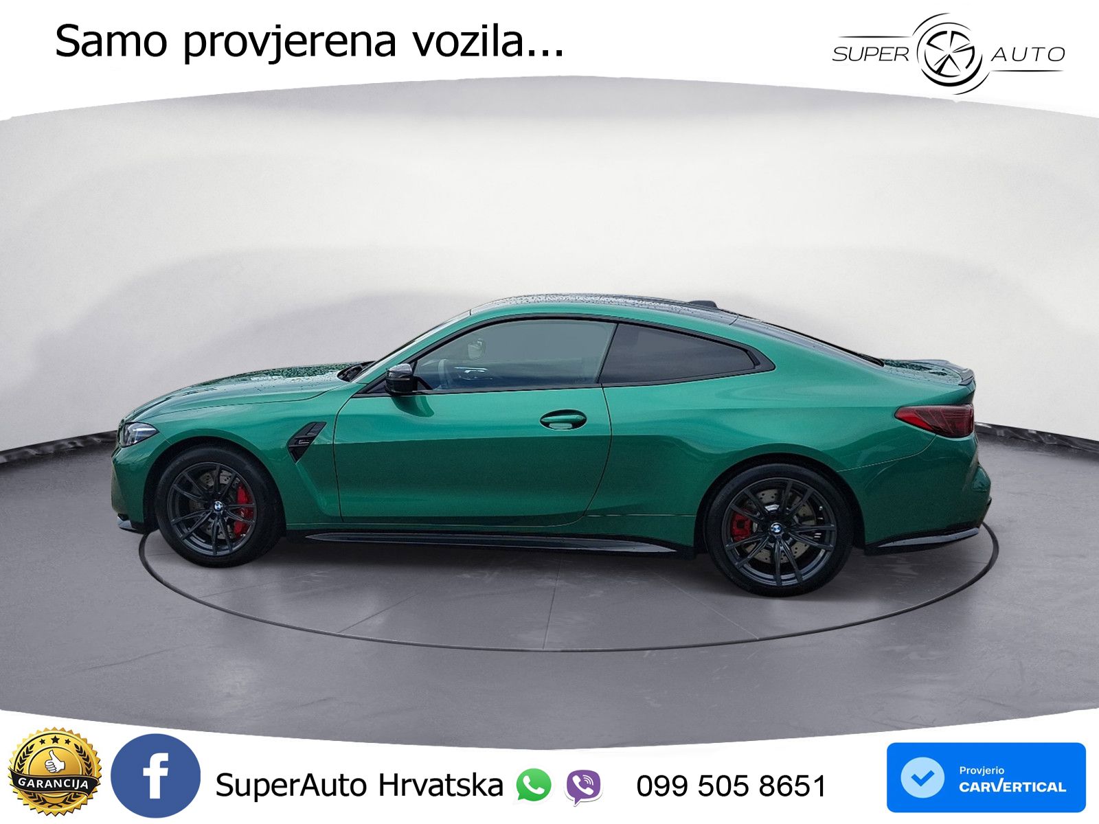 BMW M4 Competition 3.0 (510 KS) Steptronic LED+GR SJED+ACC