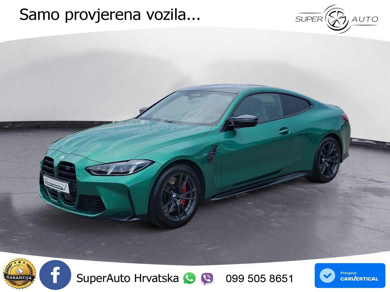BMW M4 Competition 3.0 (510 KS) Steptronic LED+GR SJED+ACC