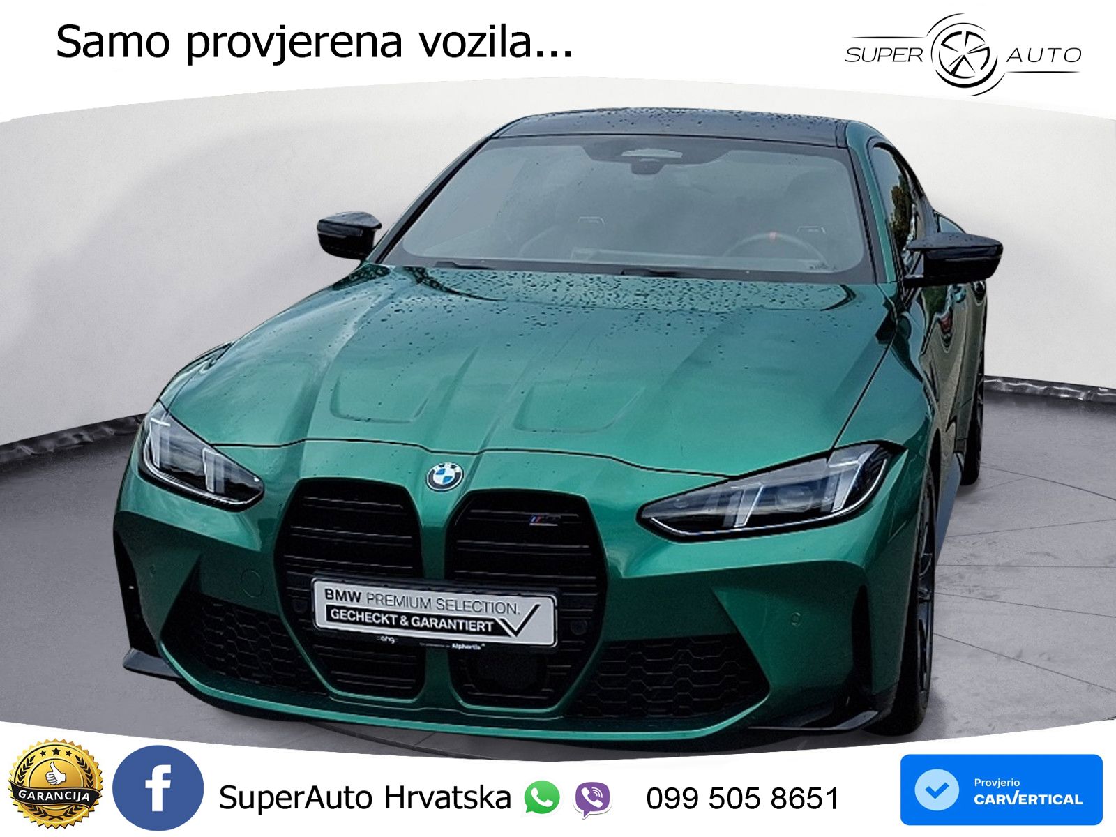 BMW M4 Competition 3.0 (510 KS) Steptronic LED+GR SJED+ACC