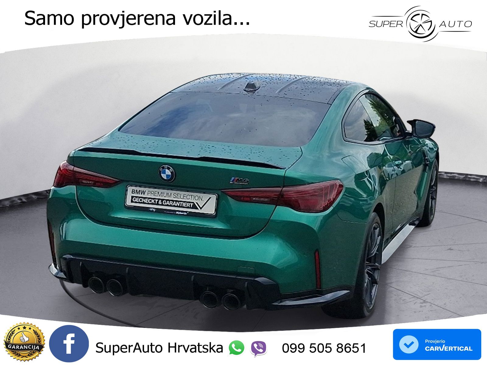 BMW M4 Competition 3.0 (510 KS) Steptronic LED+GR SJED+ACC