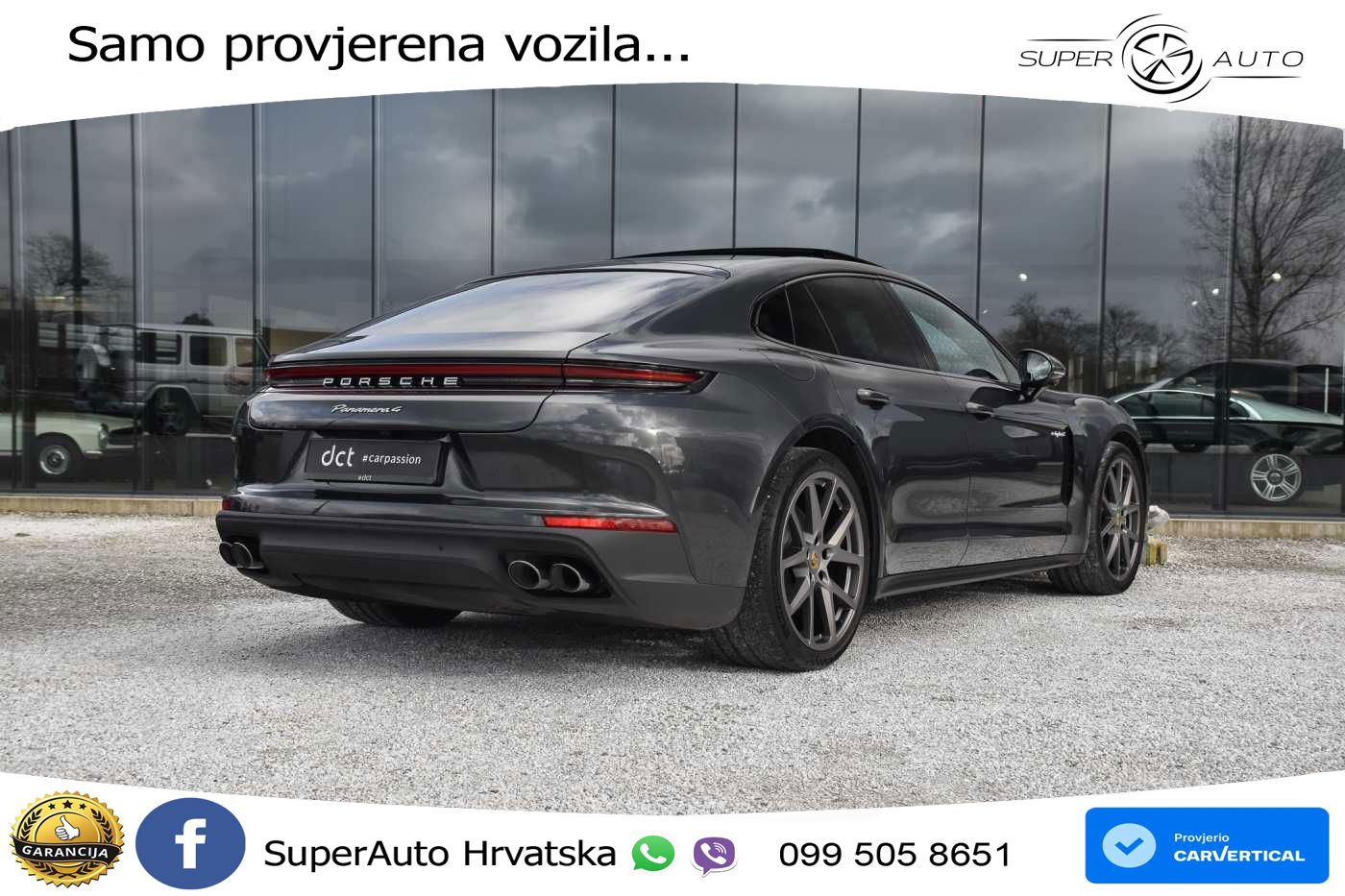 Porsche Panamera 4 2.9 V6 (470 KS) E-Hybrid PDK LED+GR SJED+ACC