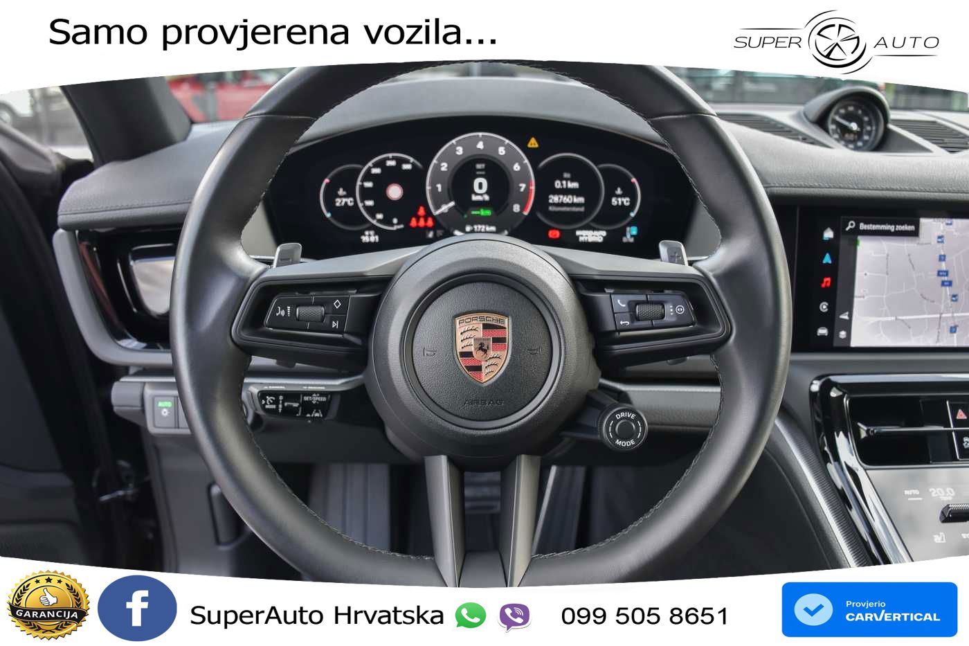 Porsche Panamera 4 2.9 V6 (470 KS) E-Hybrid PDK LED+GR SJED+ACC