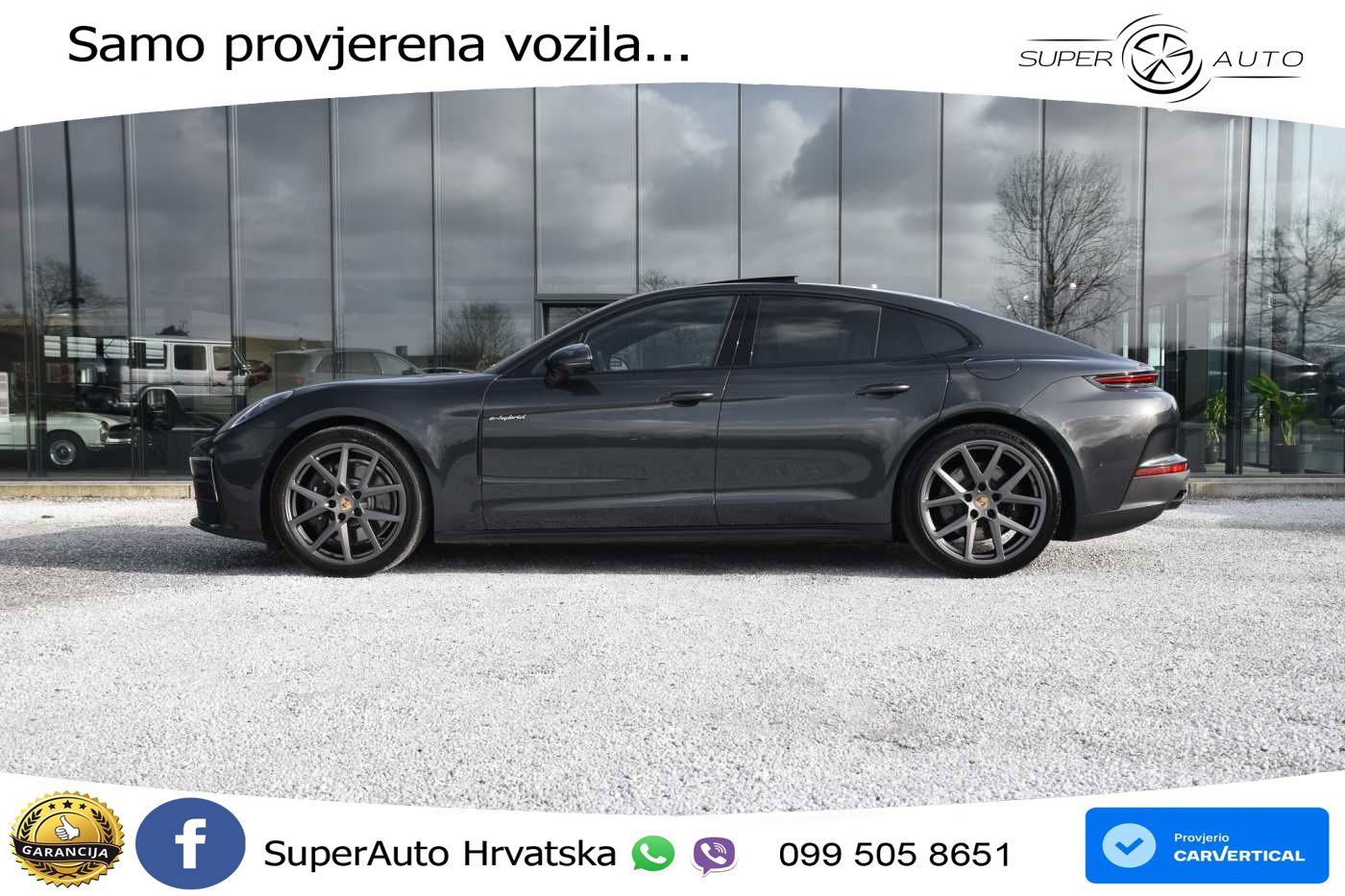 Porsche Panamera 4 2.9 V6 (470 KS) E-Hybrid PDK LED+GR SJED+ACC
