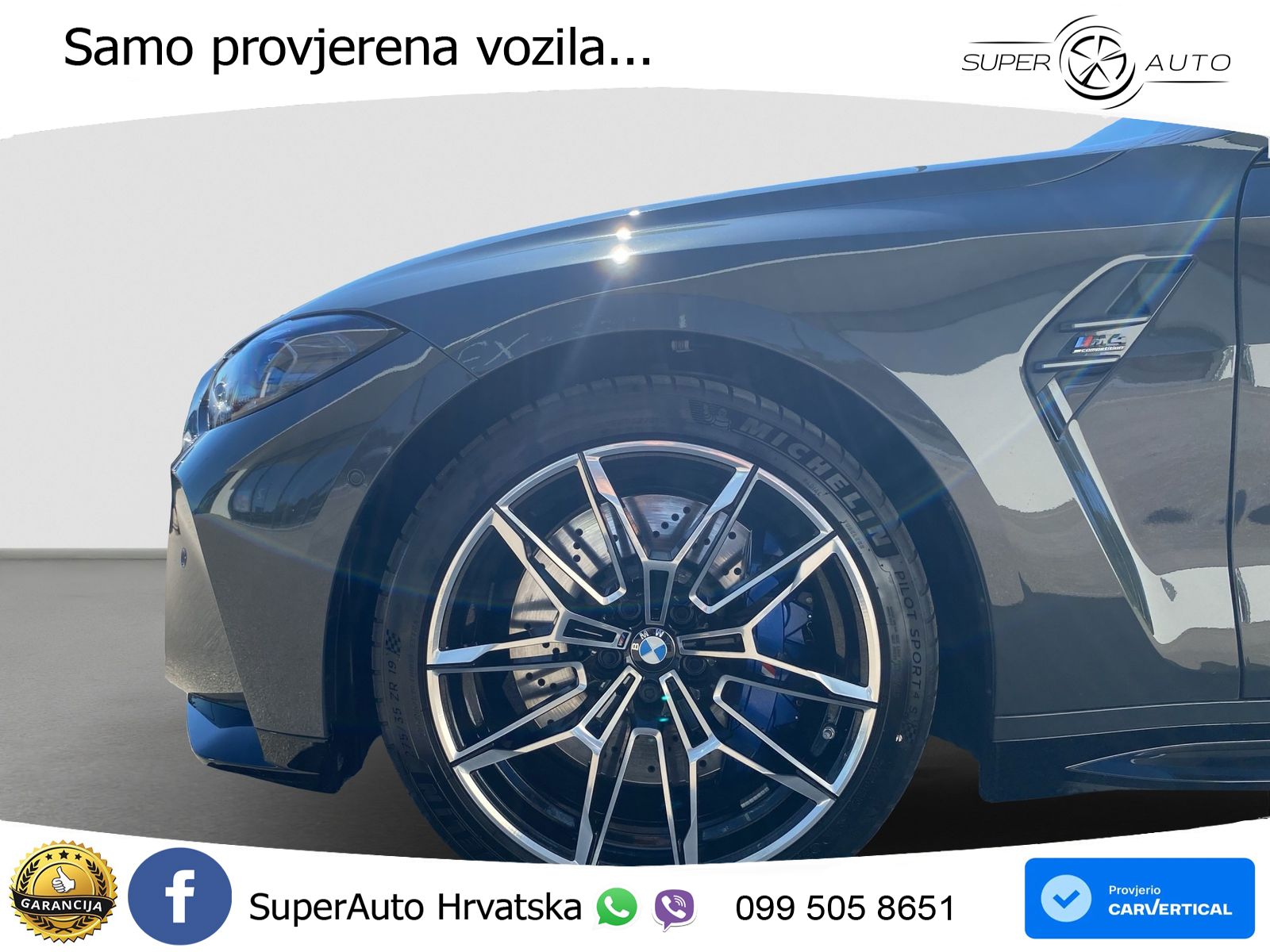 BMW M4 Competition 3.0 (510 KS) Steptronic LED+GR SJED+ACC