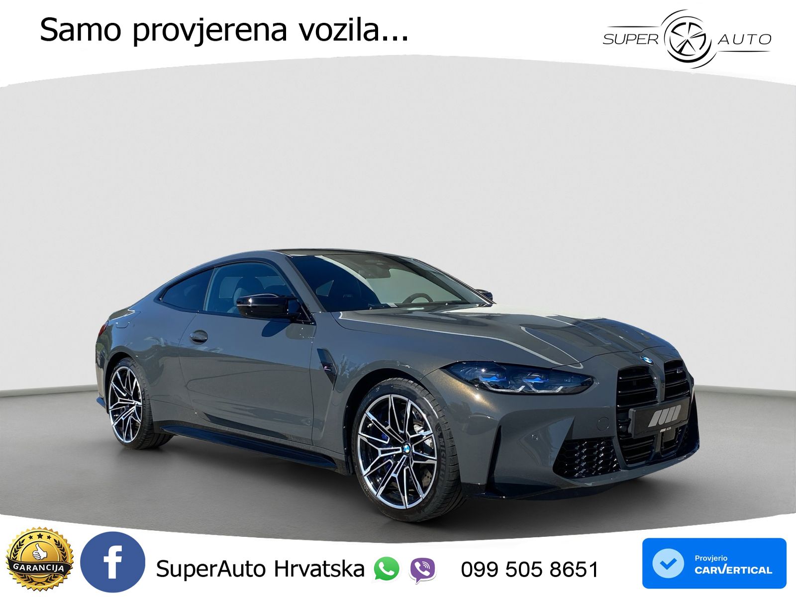 BMW M4 Competition 3.0 (510 KS) Steptronic LED+GR SJED+ACC