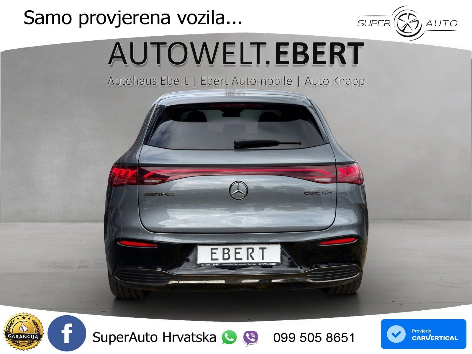 Mercedes EQE SUV AMG 43 100 kWh (476 KS) 4MATIC ACC+HEAD+4xGR SJED+360+PANO