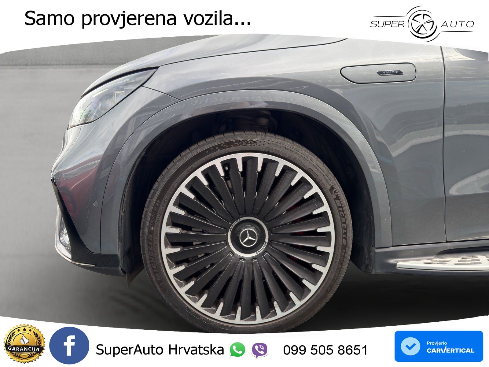 Mercedes EQE SUV AMG 43 100 kWh (476 KS) 4MATIC ACC+HEAD+4xGR SJED+360+PANO