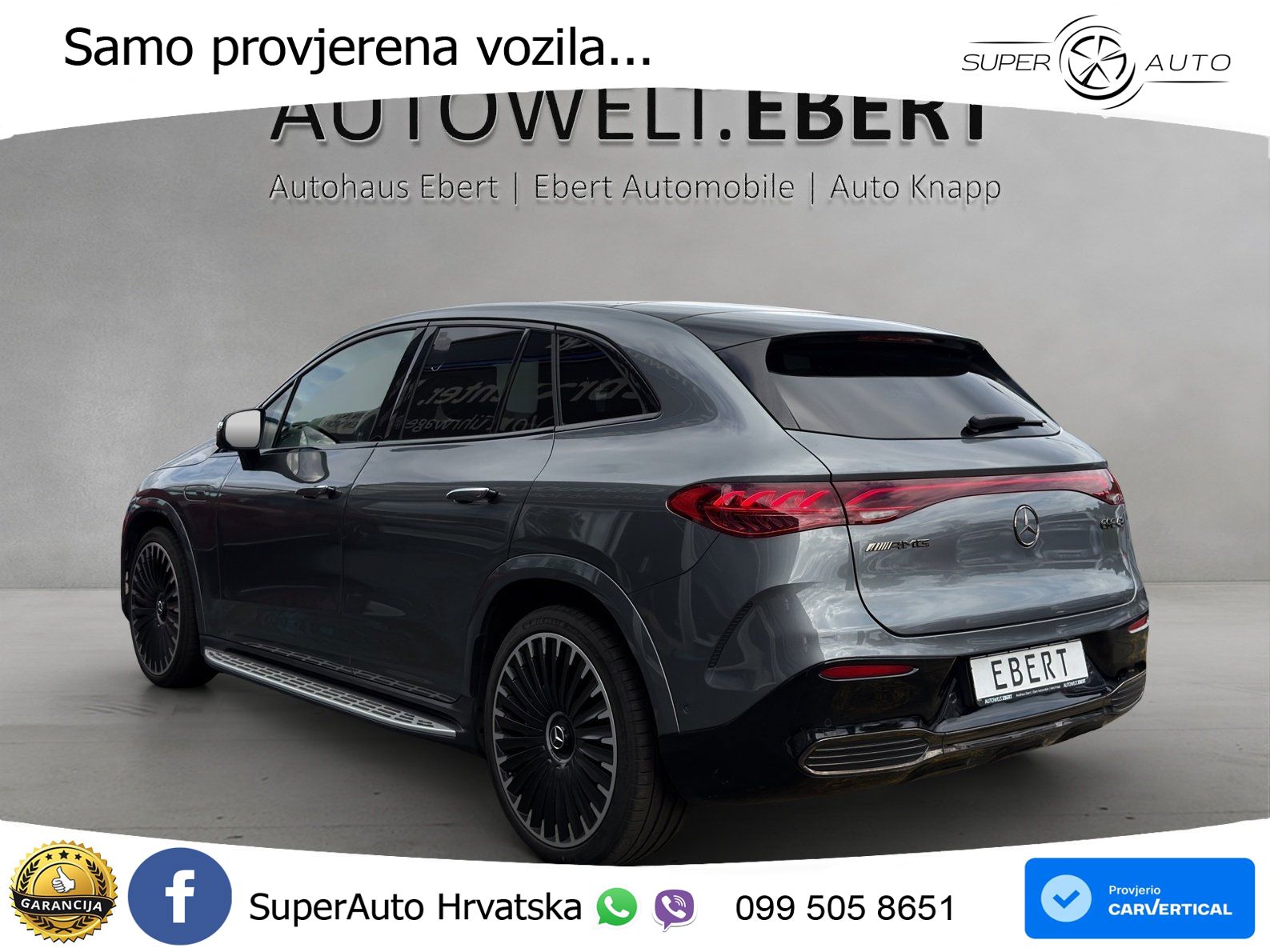 Mercedes EQE SUV AMG 43 100 kWh (476 KS) 4MATIC ACC+HEAD+4xGR SJED+360+PANO