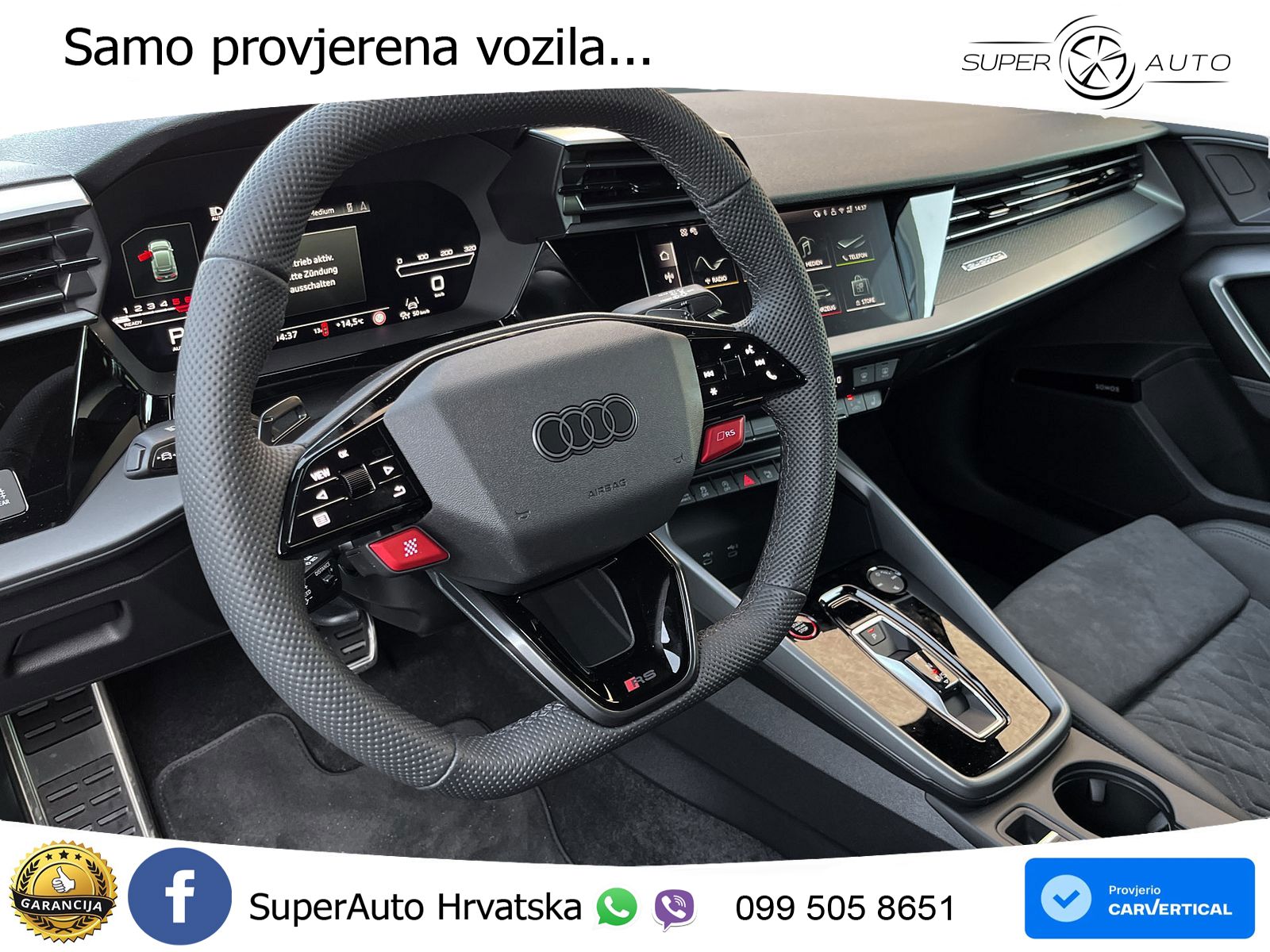 Audi RS3 Sedan 2.5 TFSI (400 KS) quattro S tronic LED+GR SJED+ACC