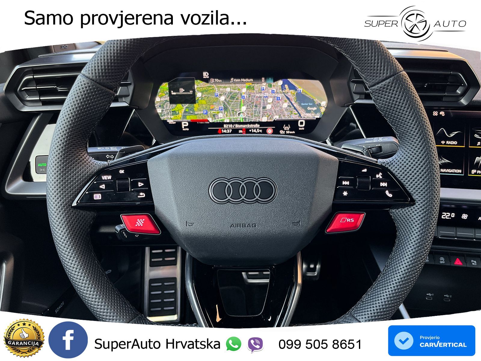 Audi RS3 Sedan 2.5 TFSI (400 KS) quattro S tronic LED+GR SJED+ACC