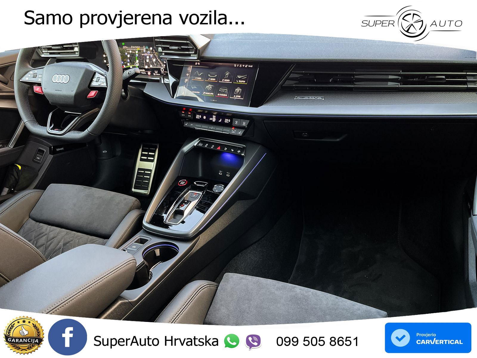 Audi RS3 Sedan 2.5 TFSI (400 KS) quattro S tronic LED+GR SJED+ACC