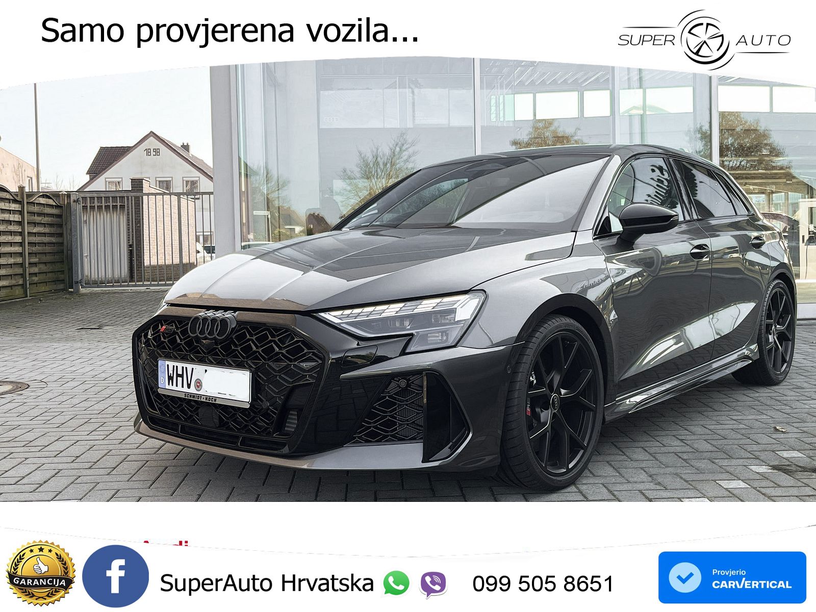 Audi RS3 Sedan 2.5 TFSI (400 KS) quattro S tronic LED+GR SJED+ACC