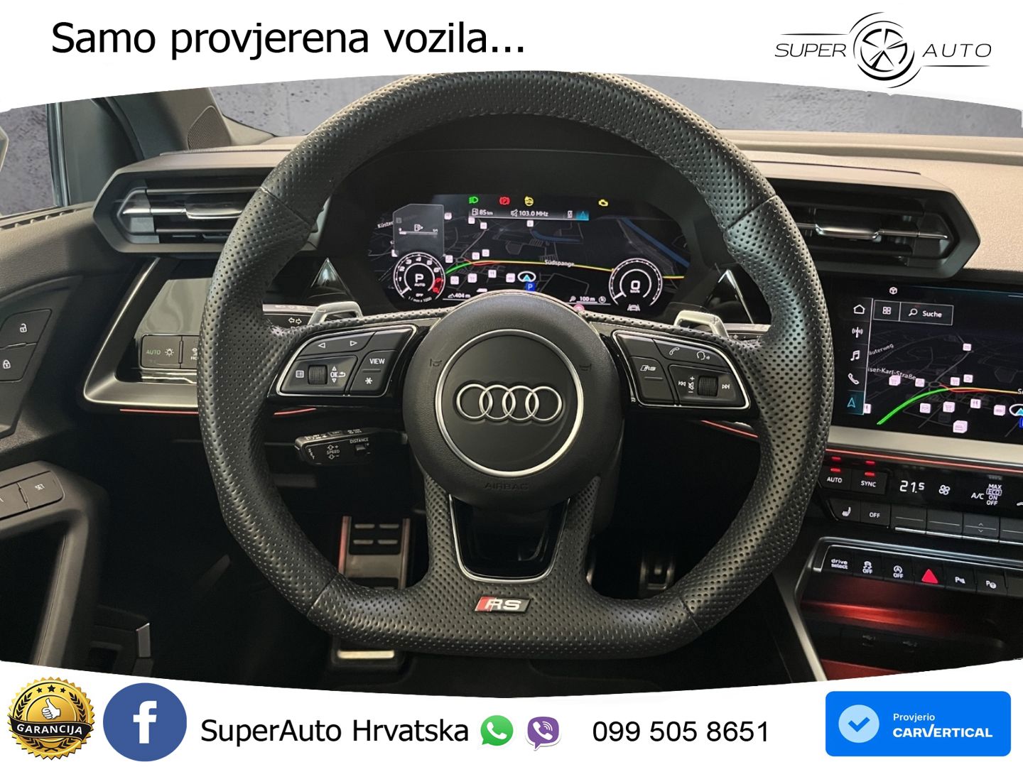 Audi RS3 Sportback 2.5 TFSI (400 KS) quattro S tronic LED+GR SJED+ACC
