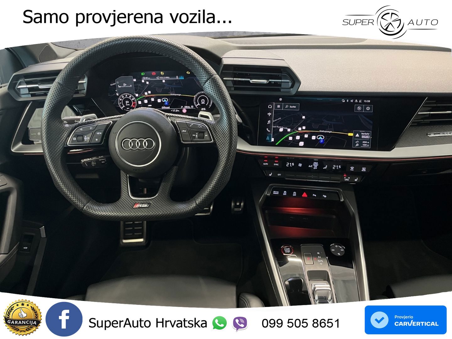 Audi RS3 Sportback 2.5 TFSI (400 KS) quattro S tronic LED+GR SJED+ACC