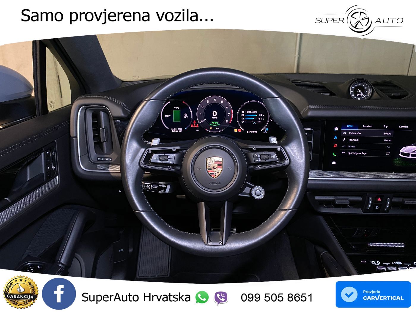 Porsche Cayenne Coupe 3.0 V6 (470 KS) E-Hybrid Tiptronic S LED+GR SJED+ACC
