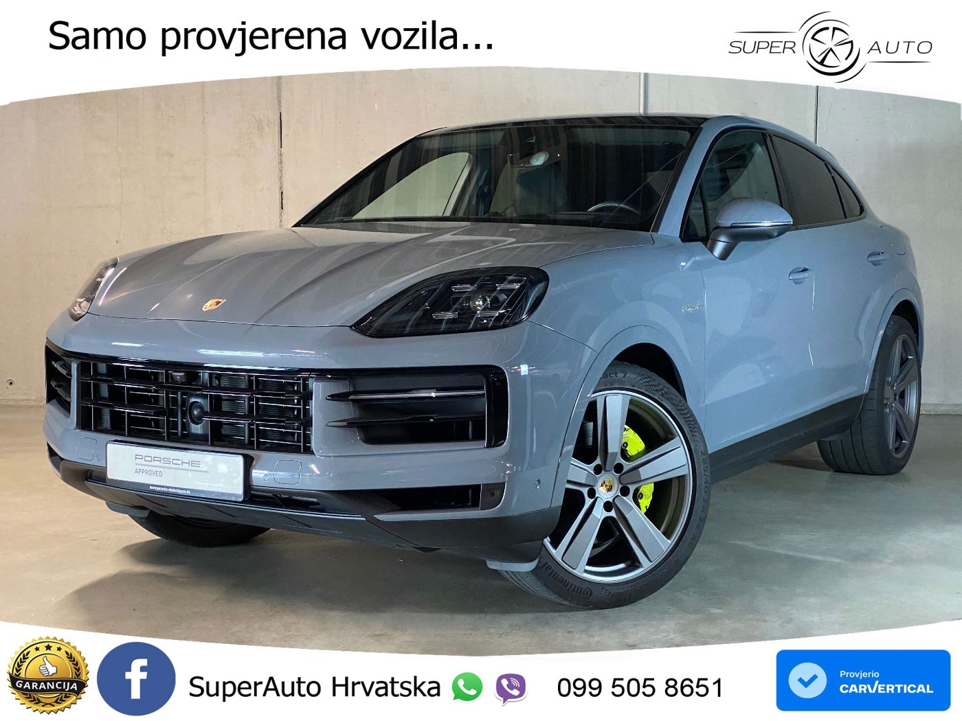 Porsche Cayenne Coupe 3.0 V6 (470 KS) E-Hybrid Tiptronic S LED+GR SJED+ACC