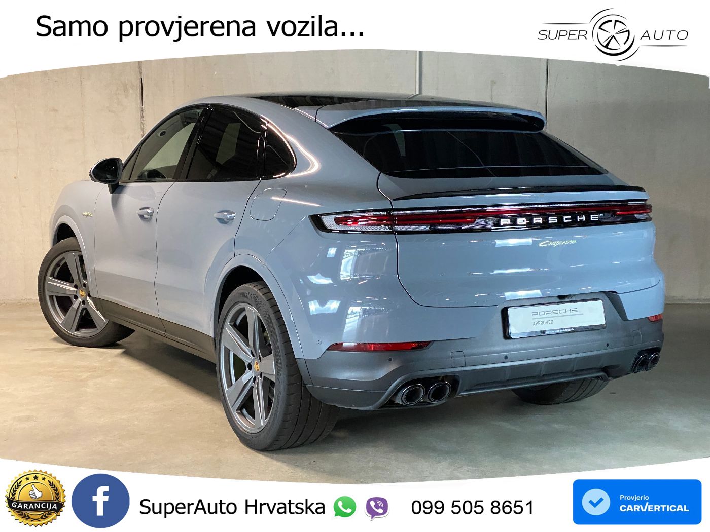 Porsche Cayenne Coupe 3.0 V6 (470 KS) E-Hybrid Tiptronic S LED+GR SJED+ACC