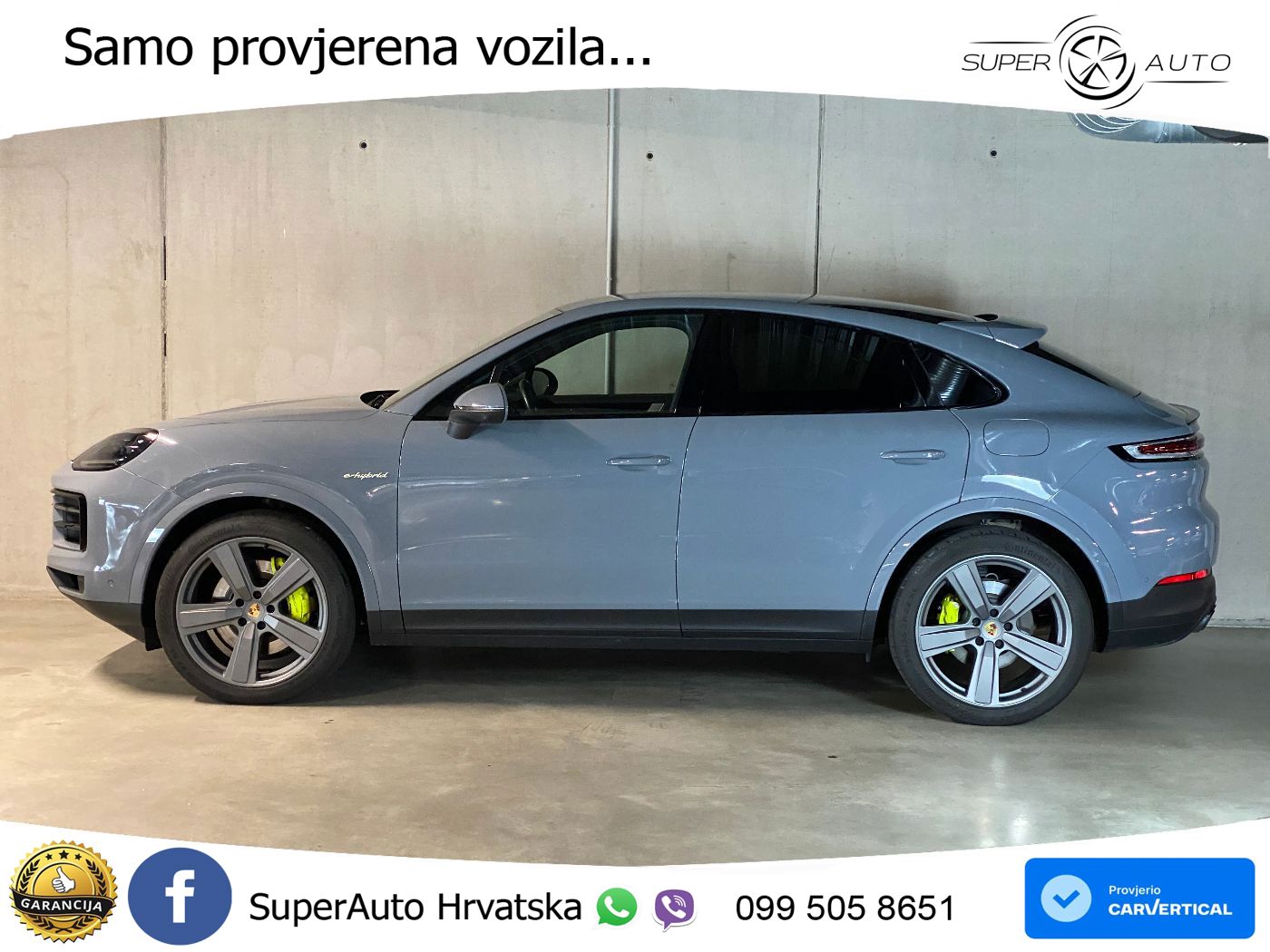 Porsche Cayenne Coupe 3.0 V6 (470 KS) E-Hybrid Tiptronic S LED+GR SJED+ACC