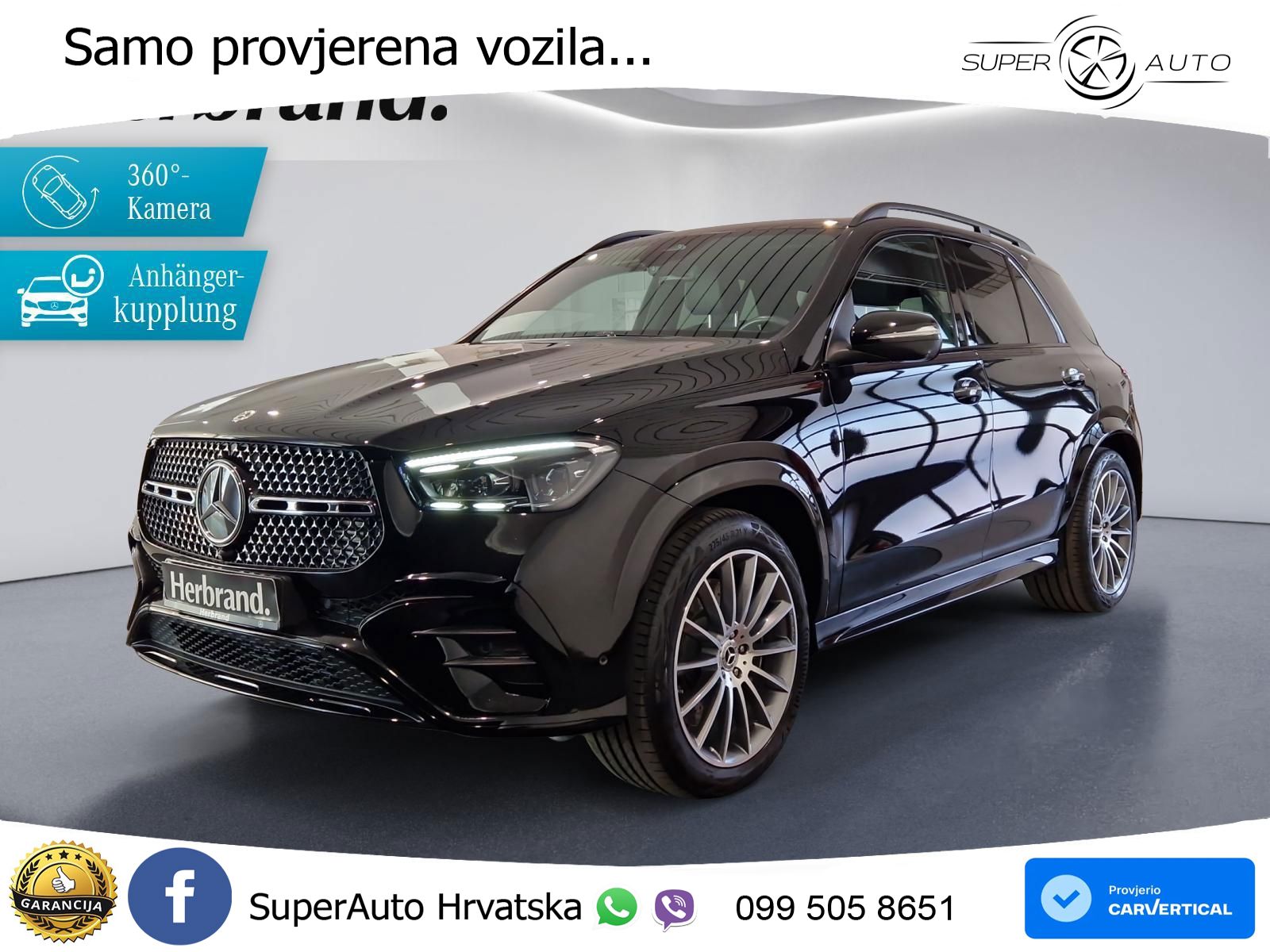 Mercedes GLE 450d (367 KS) EQ Boost 4MATIC 9G-TRONIC AMG LED+GR SJED+ACC