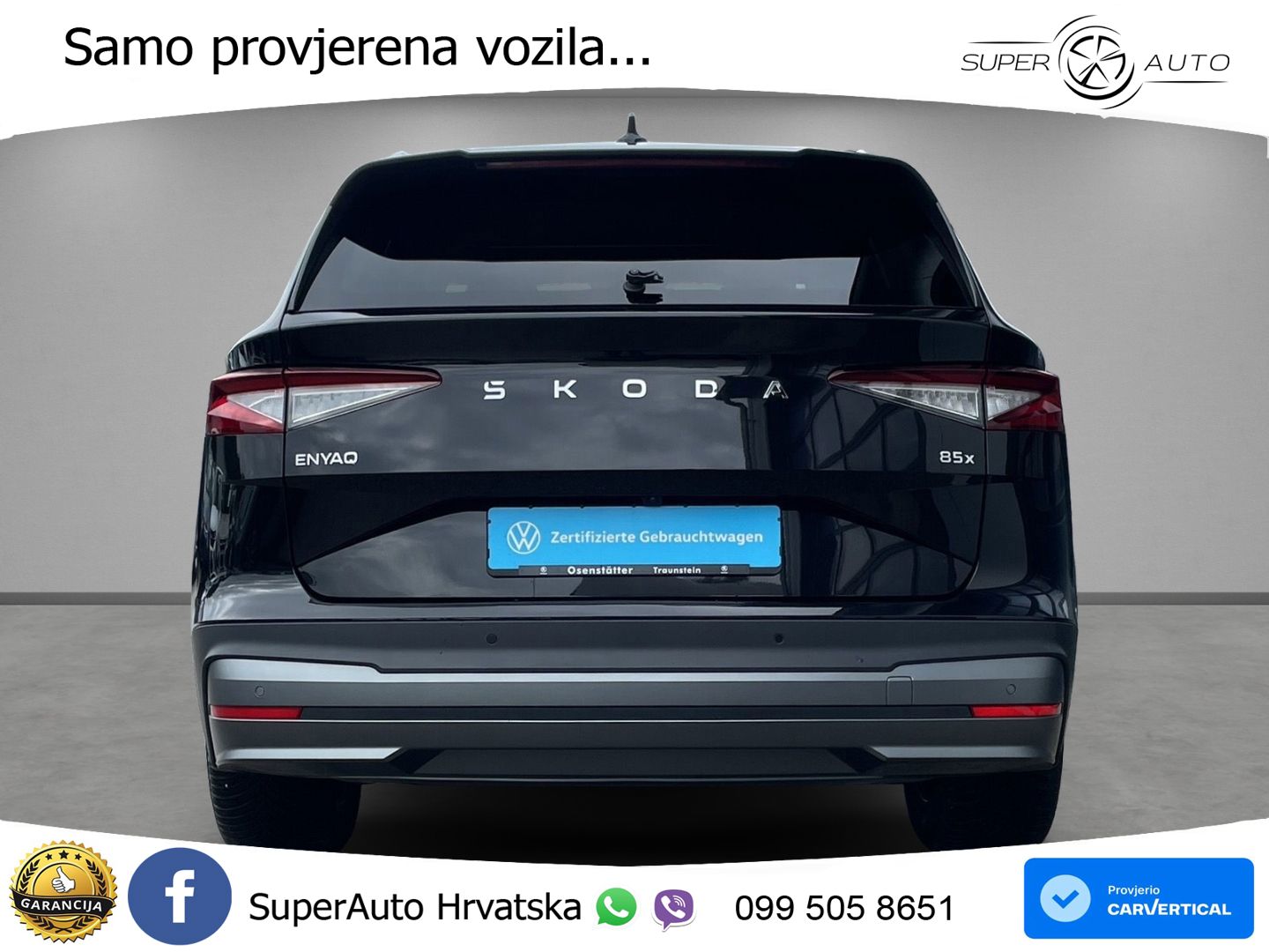 Škoda Enyaq 85x 82 kWh (286 KS) AWD