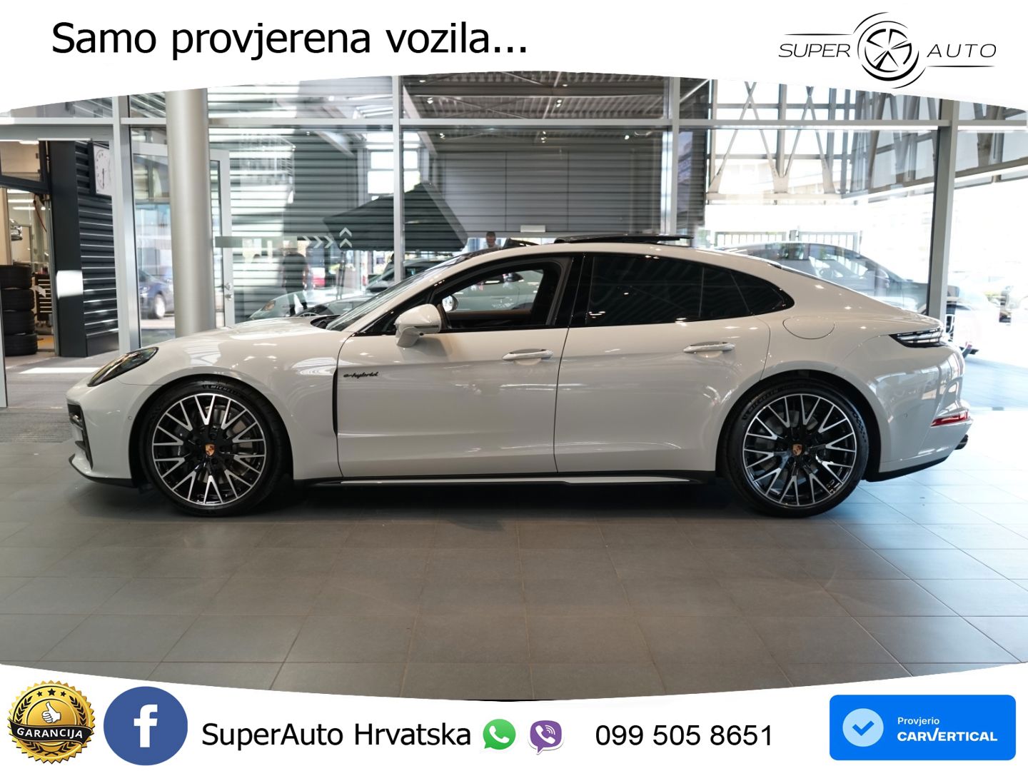 Porsche Panamera 4 2.9 V6 (470 KS) E-Hybrid PDK ACC+HEAD+4xGR SJED+360+PANO