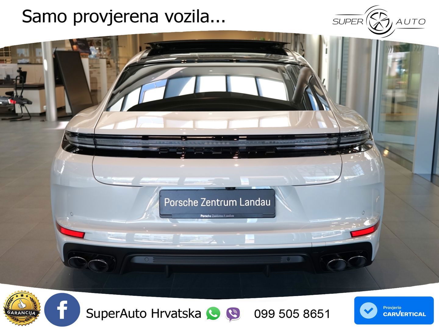 Porsche Panamera 4 2.9 V6 (470 KS) E-Hybrid PDK ACC+HEAD+4xGR SJED+360+PANO