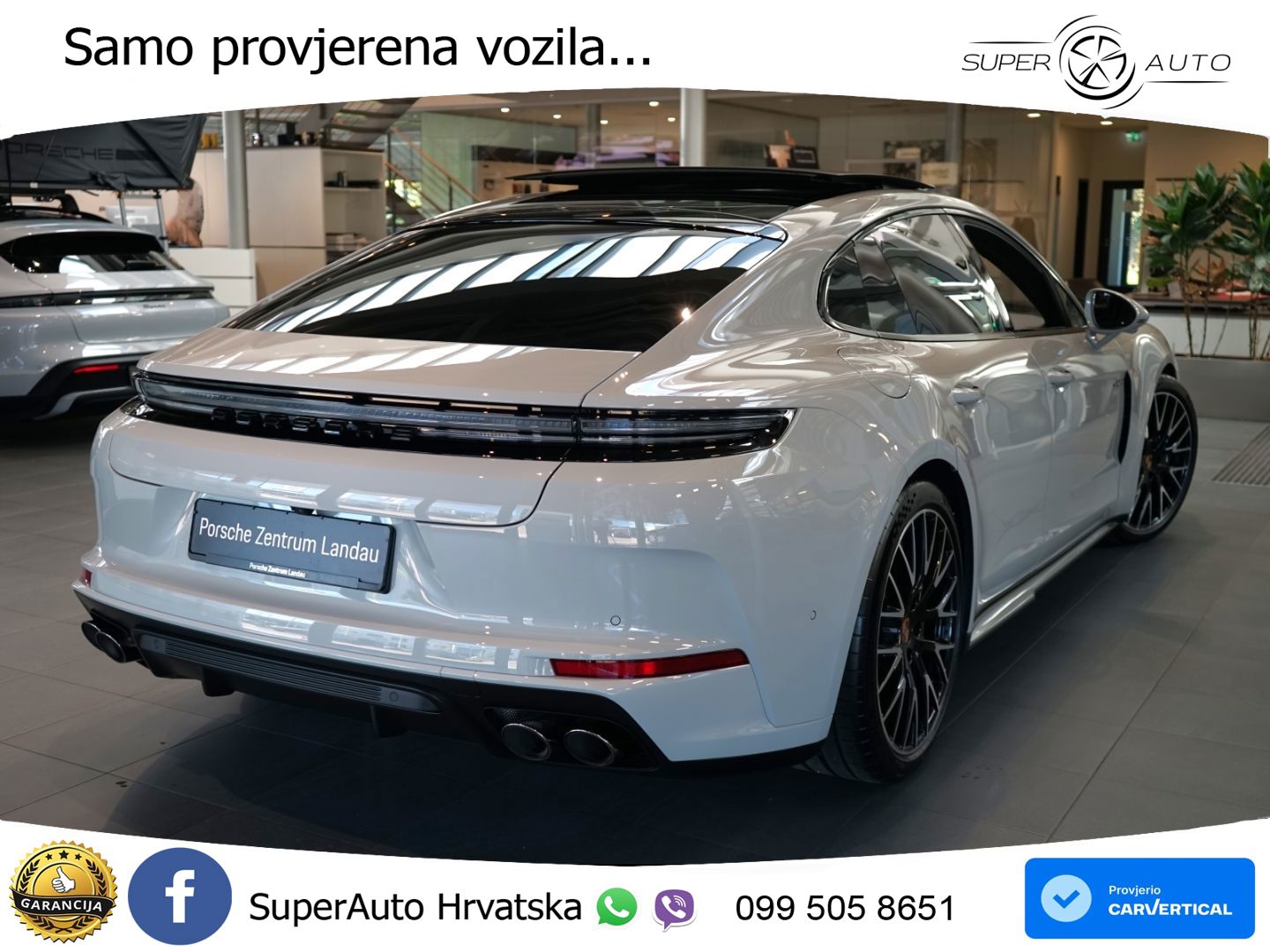 Porsche Panamera 4 2.9 V6 (470 KS) E-Hybrid PDK ACC+HEAD+4xGR SJED+360+PANO