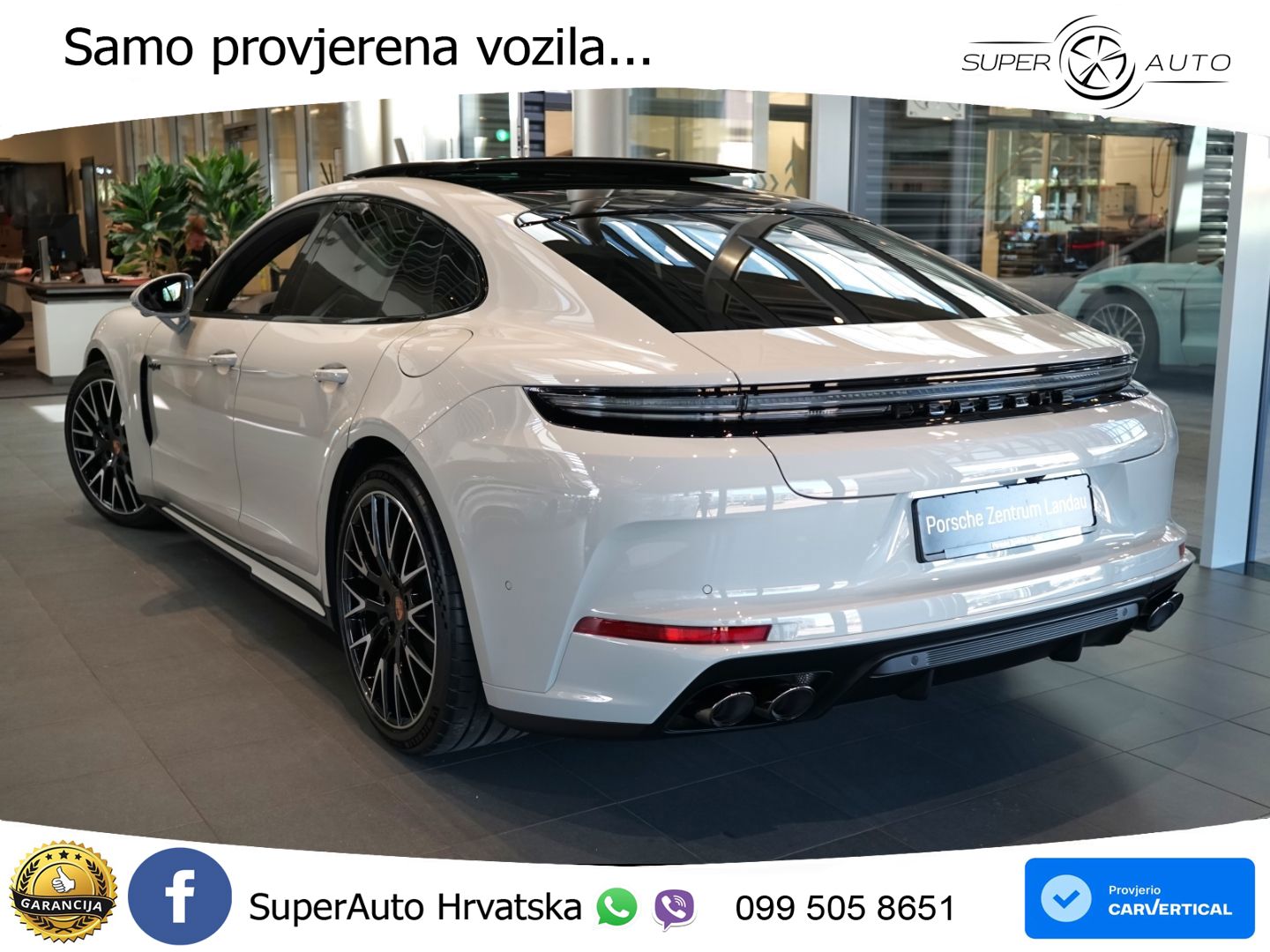 Porsche Panamera 4 2.9 V6 (470 KS) E-Hybrid PDK ACC+HEAD+4xGR SJED+360+PANO