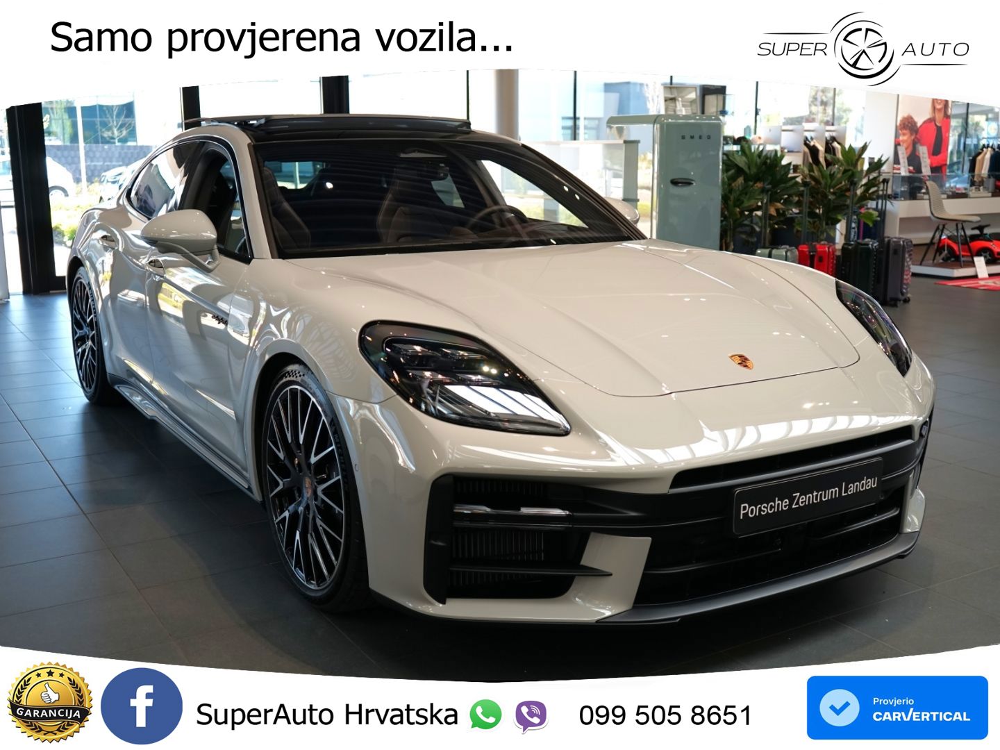 Porsche Panamera 4 2.9 V6 (470 KS) E-Hybrid PDK ACC+HEAD+4xGR SJED+360+PANO