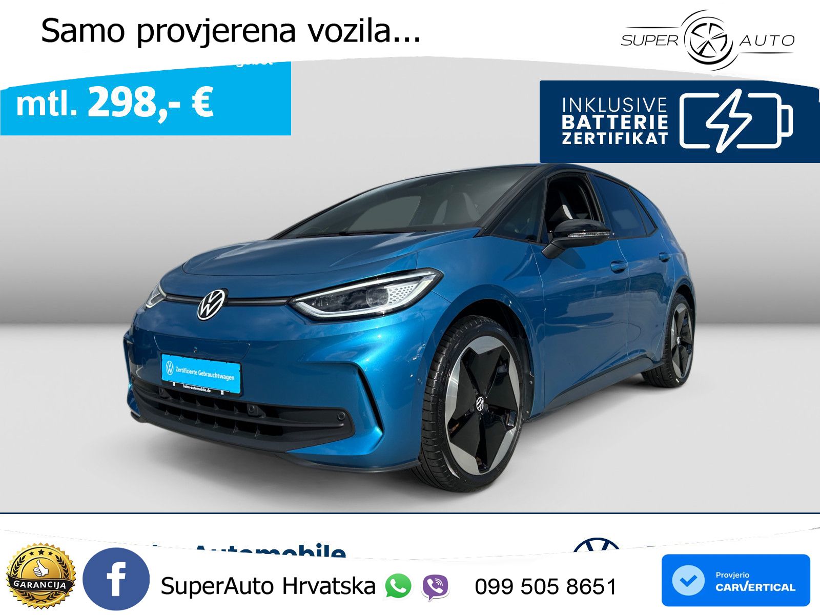 Volkswagen ID.3 Pro S 82 kWh (231 KS)